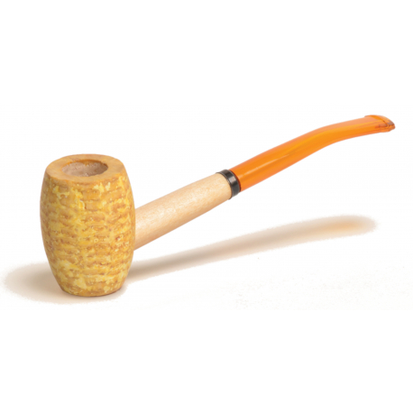 Original Missouri Qualitäts Corncob Pfeife - Shape: Huck Finn Mizzou