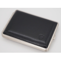2nd Choice: GERMANUS Business Card Case - Hand Made in Germany, Black II
