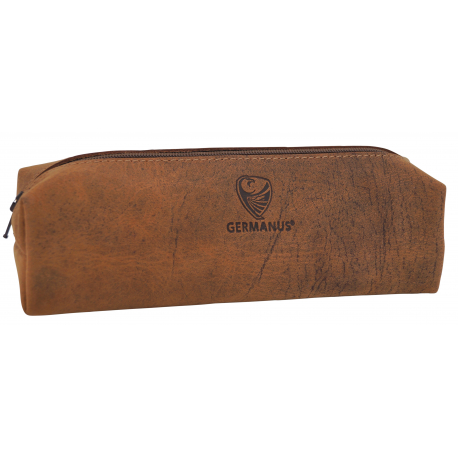 GERMANUS Wild Bull Pencil Case - Made in EU - Leather