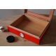 Mensalla Cigar Humidor - Red