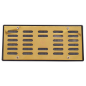 GERMANUS Humidor Humidifier for Cigars, Metal, Gold Cassette Large